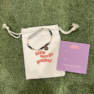 Little Words Project Breathe Belle bracelet. 100% Little Words Project brand.